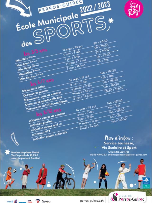 école Municipale Des Sports 2022 2023