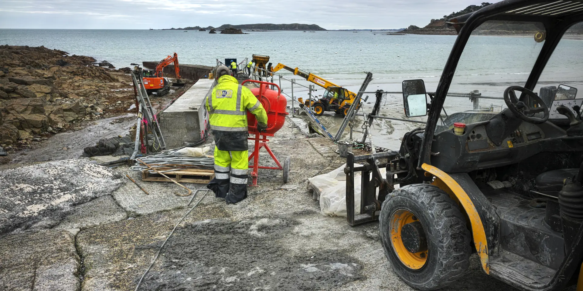 Travaux Quai Trestraou