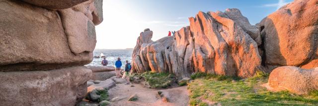 OT - Rochers - sentier des douaniers - Ploumanac'h - Perros-Guirec