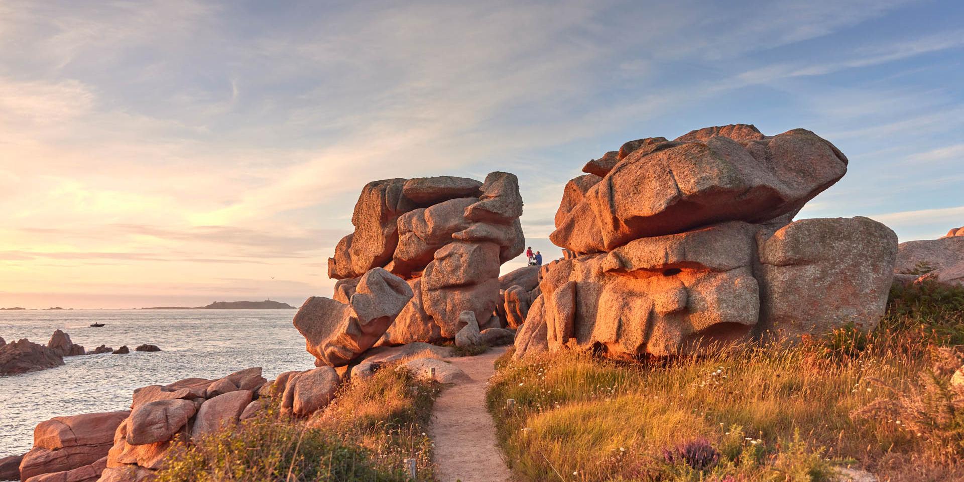 Sentier des Douaniers, Ploumanac'h, Côte de granit rose, Perros-Guirec