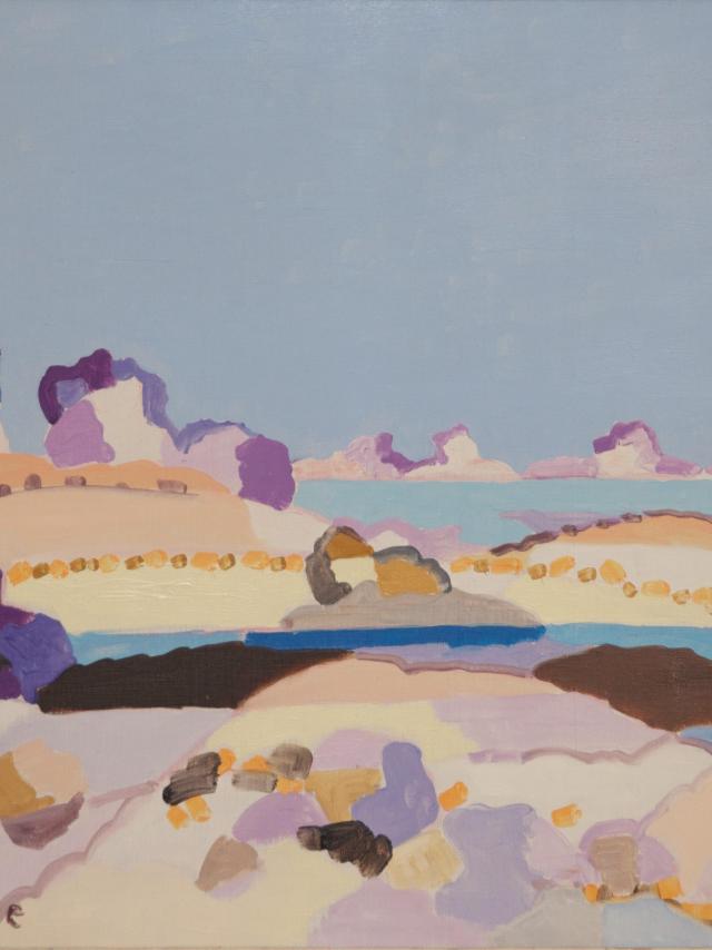 Charles Lapicque ( 1898-1988). Lagune bretonne, 1959