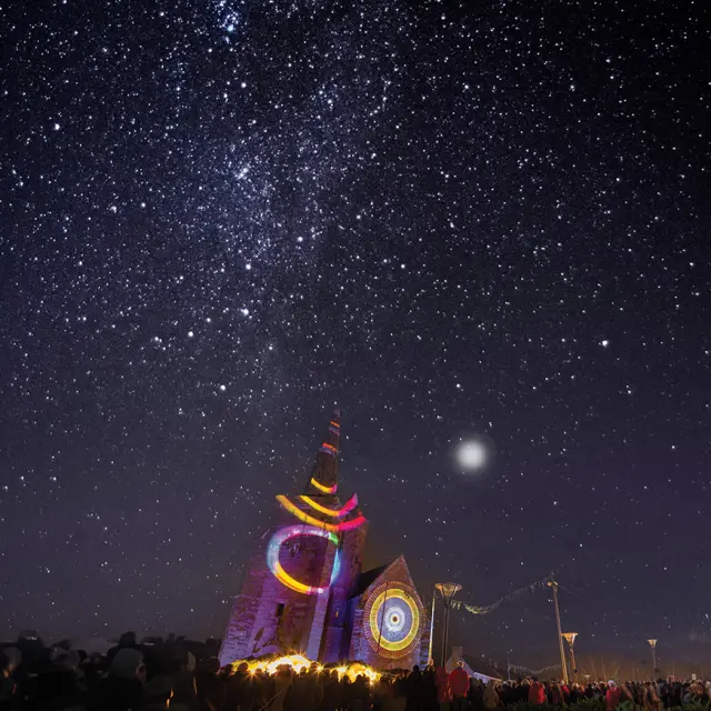 Chapelle Aggrandie Ciel Etoile