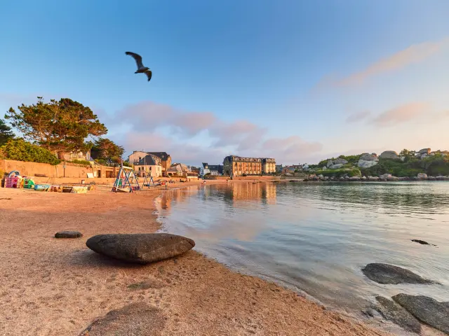 plage de Saint-Guirec, Ploumanac'h