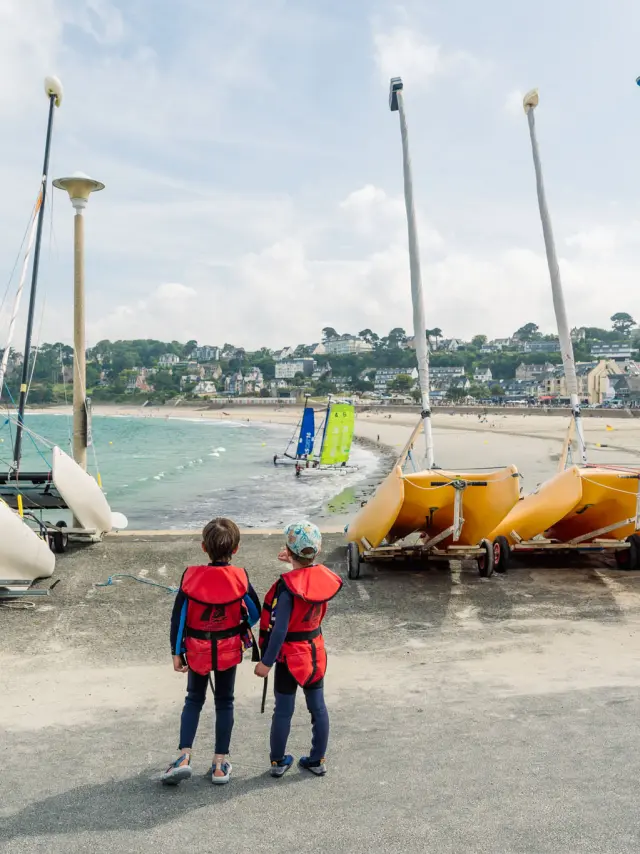 Centre nautique de Perros-Guirec, Plage de Trestraou