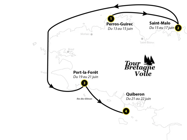 Carte Tour De Bretagne