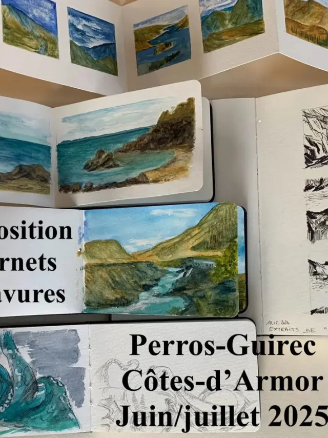 Artiste carnettiste - graveure Dumas-Cadiou Gisèle