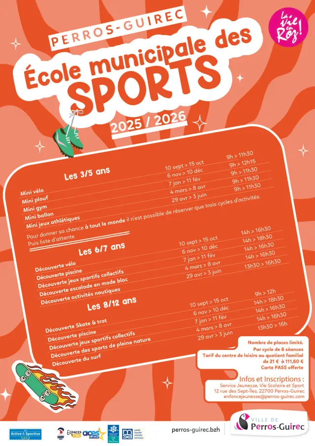 Ecole Municipale Sports Enfance 2025 2026