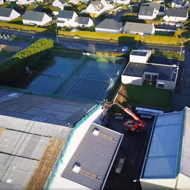 Salle Tennis Toiture