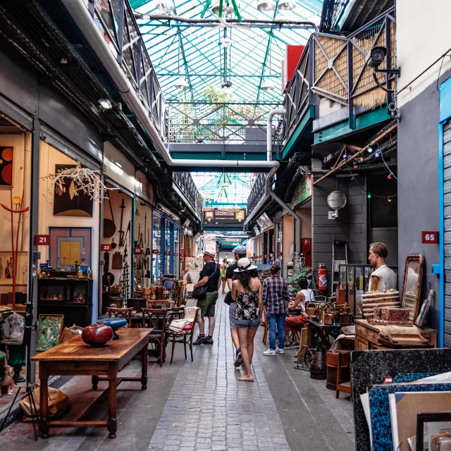 Antiques flea market