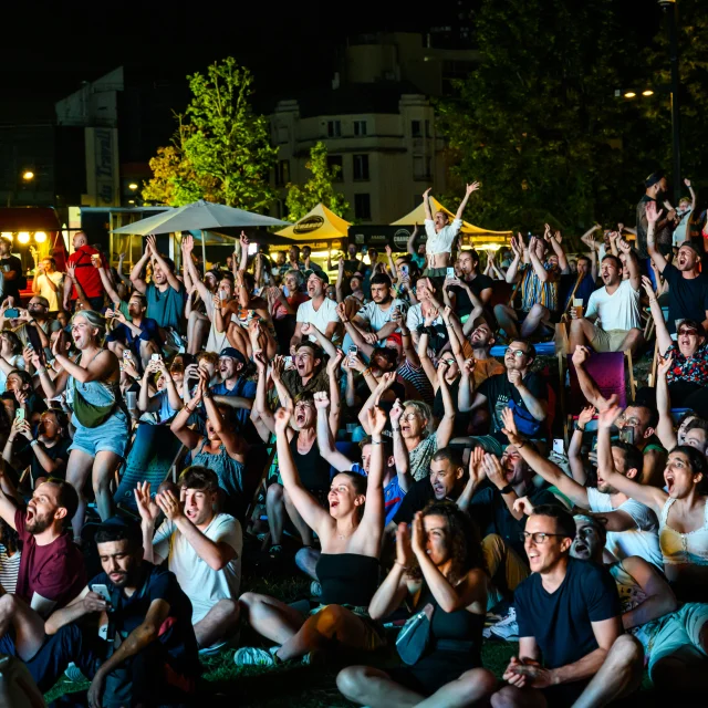 Lugar de celebración de París 2024, el estadio Bassin de la Maltournée en Saint-Denis, retransmisión de la final de natación con Léon Marchand y concierto de Acid Arab