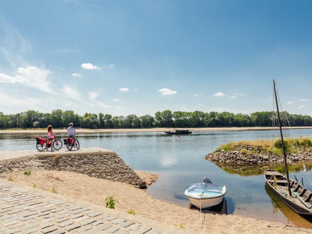 Balade à vélo le long de la Loire