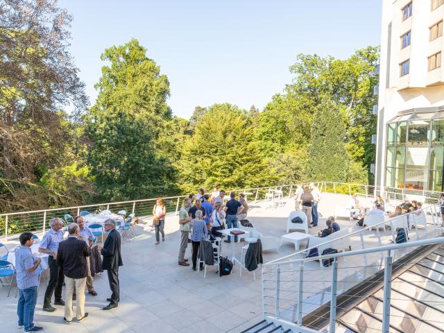 Soirée professionnelle en terrasse du Centre de congrès d'Angers