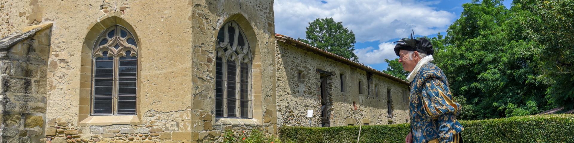renaissance day at the Prieuré de Charriére in Châteauneuf de Galaure (drôme)