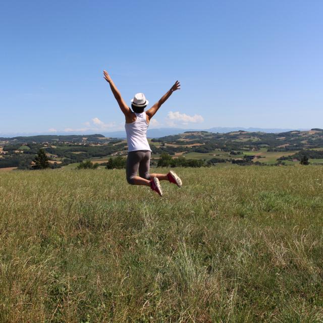 View from Châteauneuf-de-Galaure (Drôme)