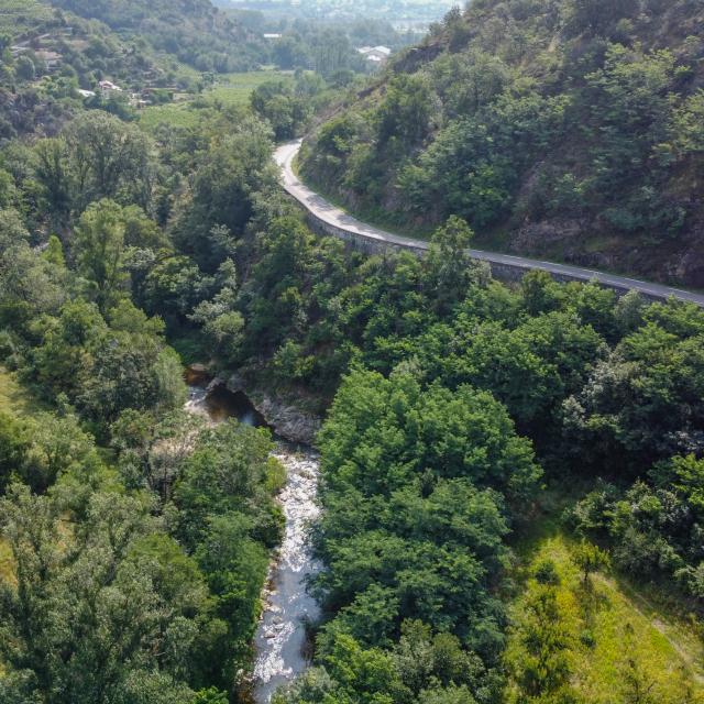 Gorge de l'Ay in Sarras (Ardèche)