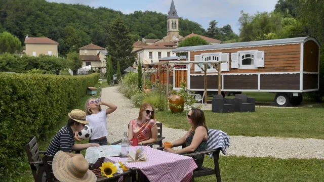 Les roulottes à Hauterives