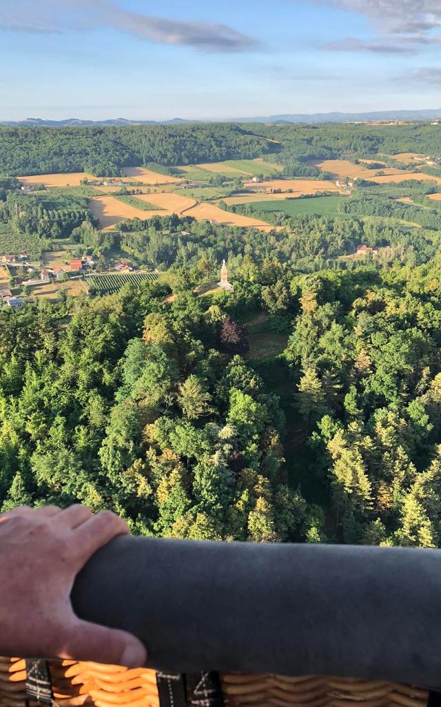 vol en montgolfière en Drôme des Collines