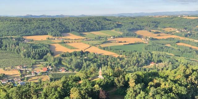 vol en montgolfière en Drôme des Collines