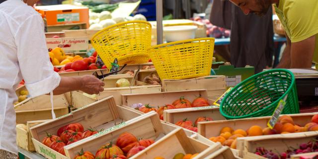 Marché en Drôme