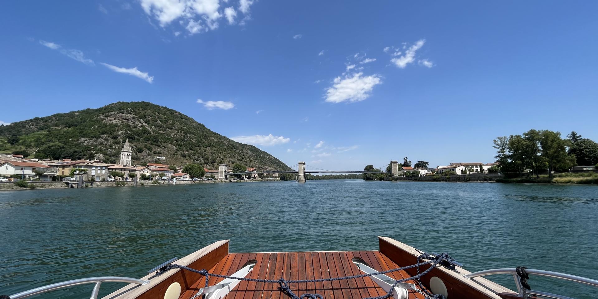 Croisière sur le Rhône avec la Cie des Canotiers du Rhône