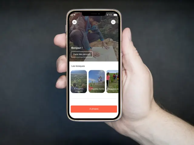 visuel application Mhikes