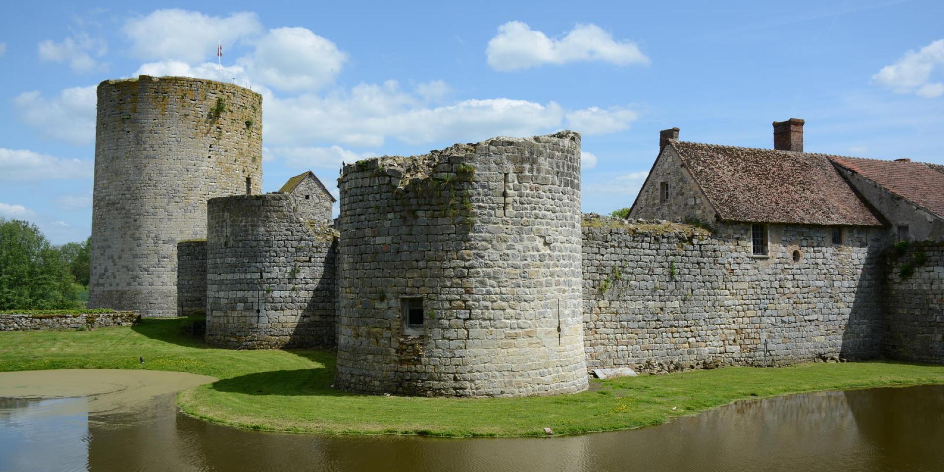 Castle of Nesles in Seringes-et-Nesles