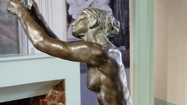 The implorant of Camille Claudel at the museum of Villeneuve-sur-Fère