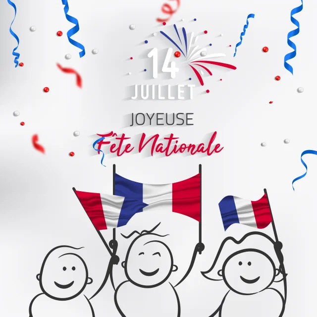14 Juillet - Fête Nationale. 14 juillet en France - fête nationale