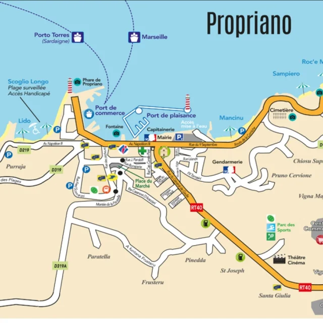 Plan Propriano