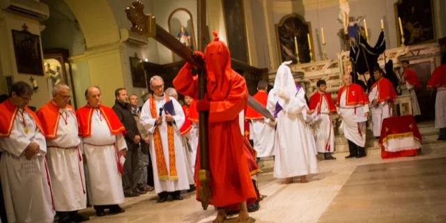 Catenacciu dans l'église de Sartène