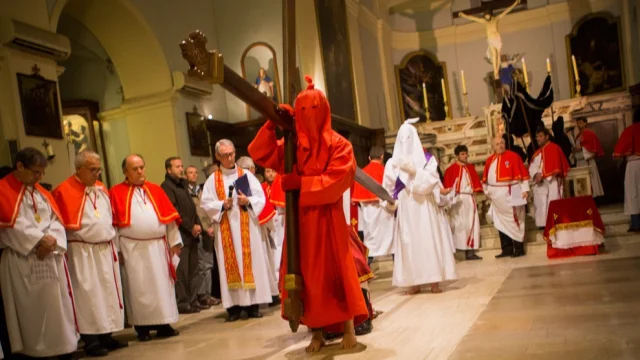 Catenacciu dans l'église de Sartène