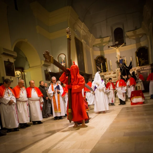 Catenacciu dans l'église de Sartène