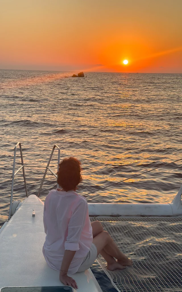 Sunset Catamaran Valinco Decouverte