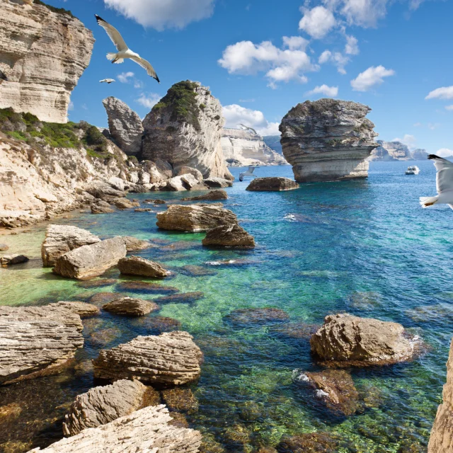 falaises de Bonifacio, Corse