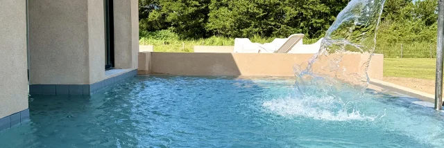 Piscine extérieure en plein maquis Baracci