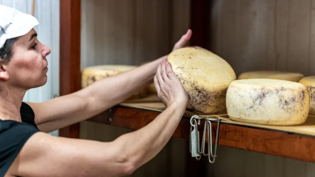 Fabrication de da Tomme Sartenaise