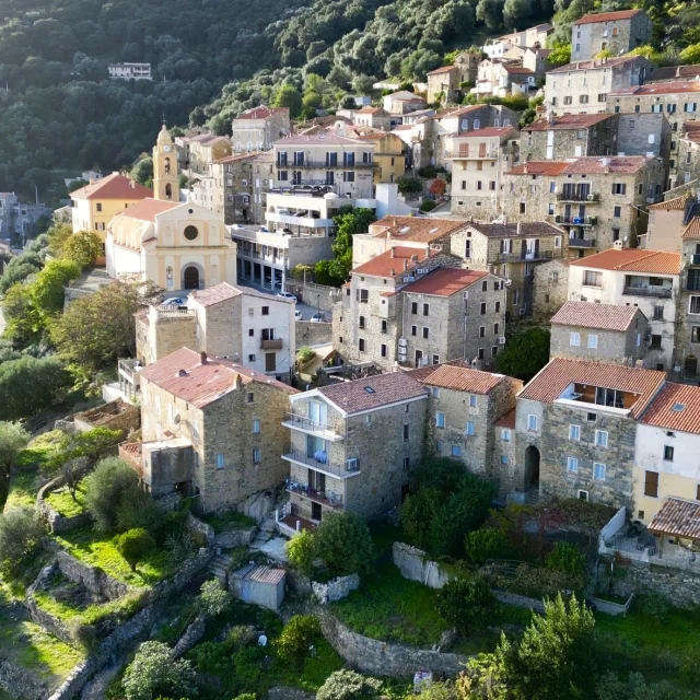 Le village d'Olmeto
