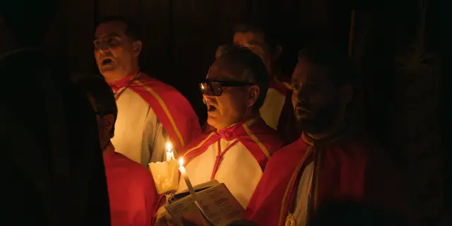 Chants traditionnels de la confrérie de Sartène pendant la semaine Sainte.