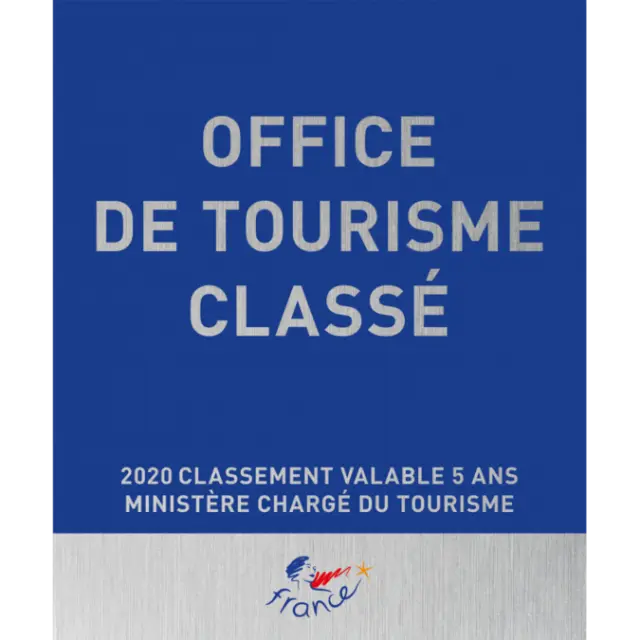 Logo of the classified tourist office with text in French