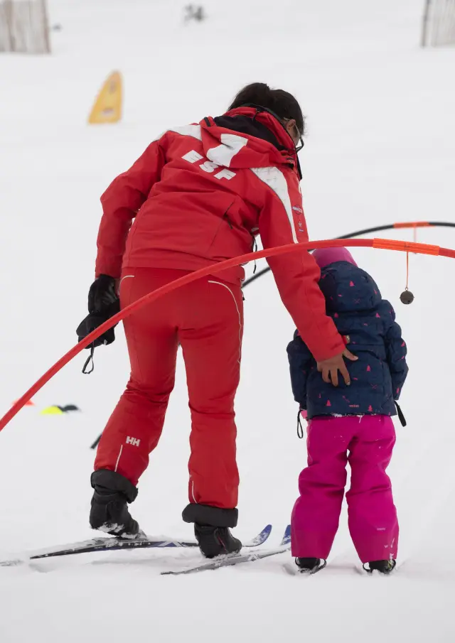 Cours de ski de fond à Beille