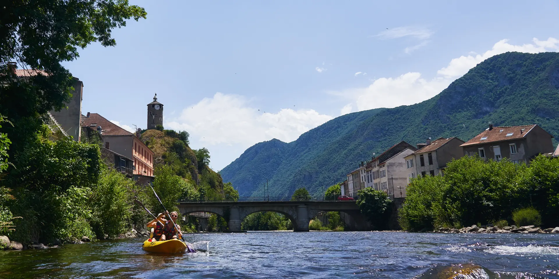 descente de l'Ariège en canoë