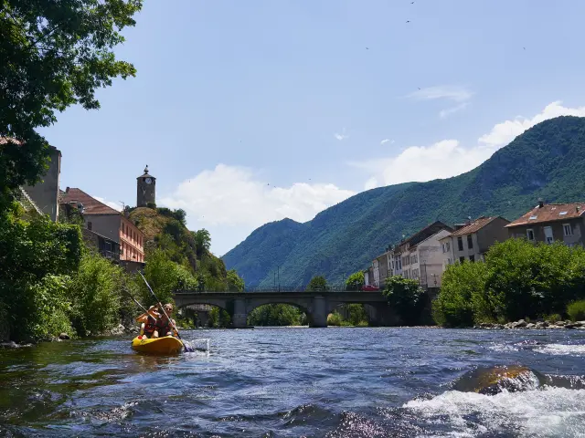 descente de l'Ariège en canoë