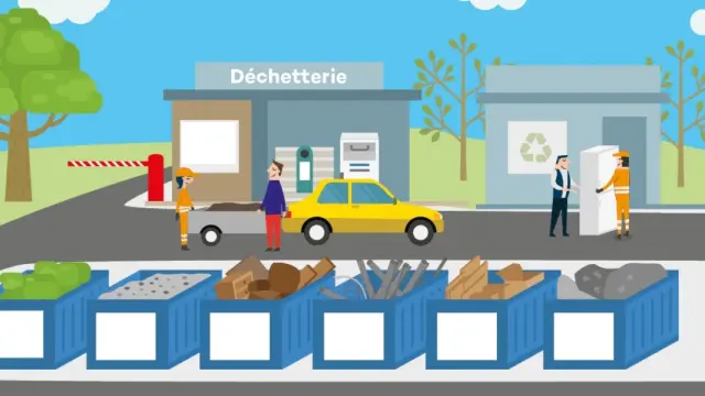 Affiche déchetterie