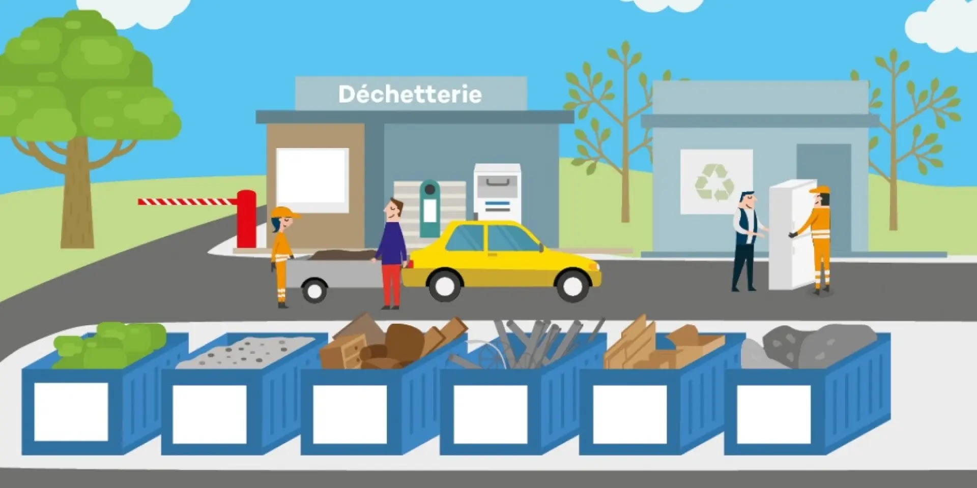 Affiche déchetterie