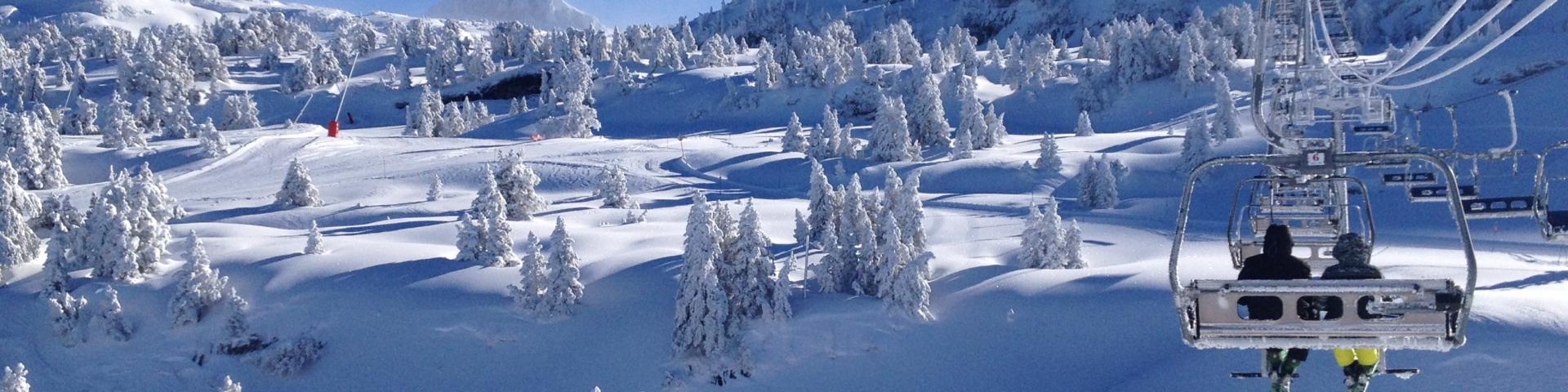 Station de La Pierre Saint-Martin depuis les télésièges
