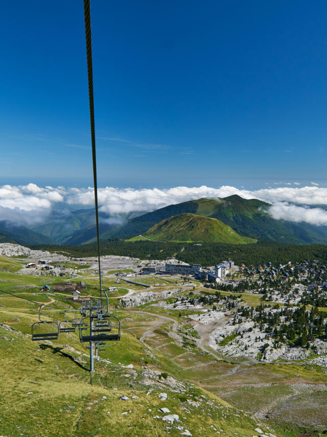 Vue depuis le télésiège de la Pierre-Saint-Martin
