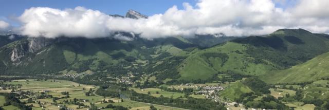Panorama des villages de la vallée d'Aspe