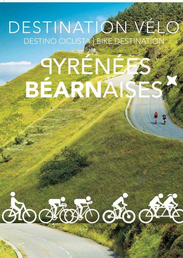 Couverture de la carte vélo en Pyrénées béarnaises