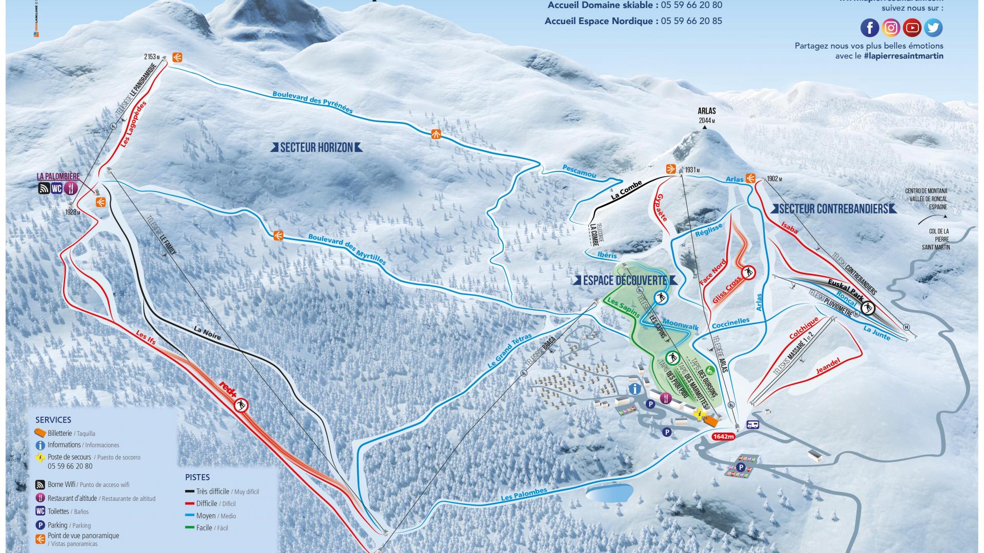 La Pierre SaintMartin, station été/hiver Pyrénées Hébergement, activités, plan domaine skiable La Pierre SaintMartin, station été/hiver Pyrénées Hébergement, activités, plan domaine skiable
