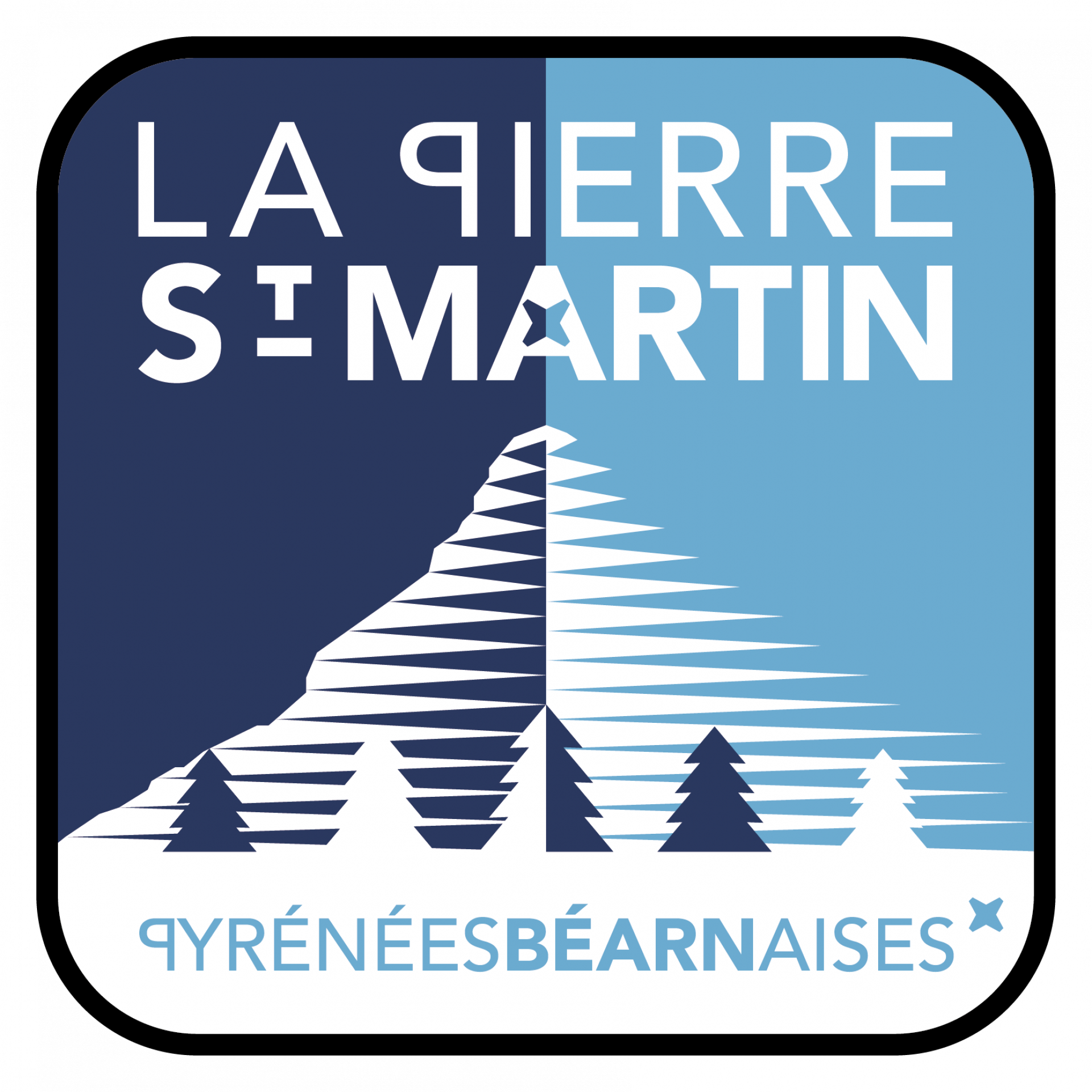 Logo azul Pierre Saint-Martin
